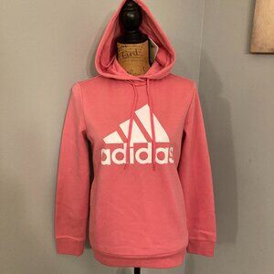 NWT Adidas Sweatshirt Hoodie Women Size S Power Pink